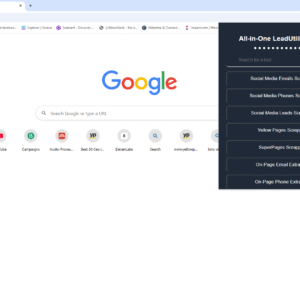 Home 1 استخراج بيانات من الفيسبوك والمواقع وتسويق شامل All-in-One Chrome Extension