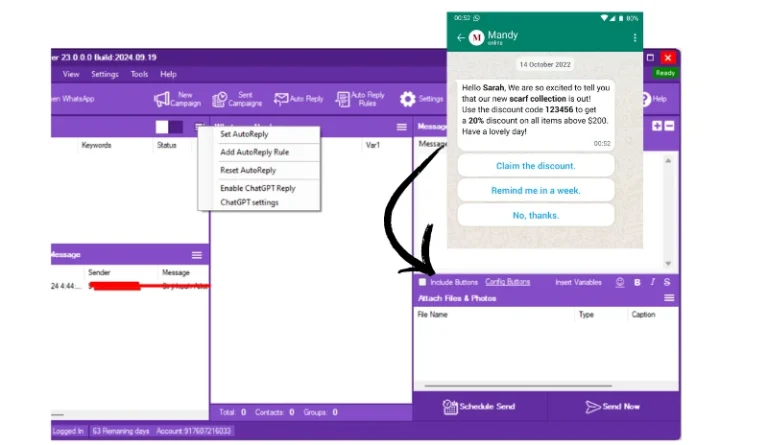 BotMaster® – أقوى برنامج لإدارة وأتمتة حملات واتساب التسويقية